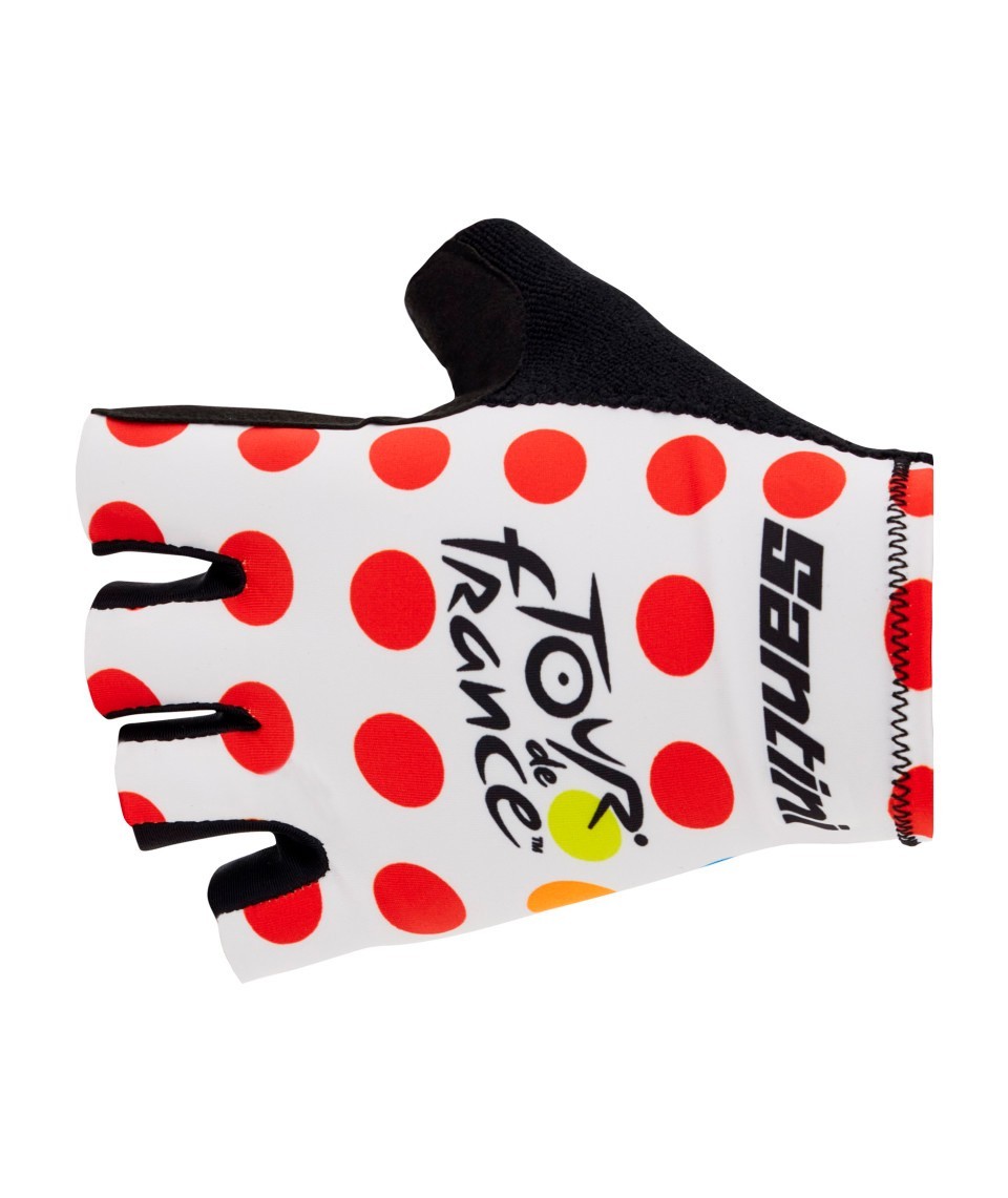 Miniatura 1.0 de Luva Ciclismo Unissex King of the Mountain Tour de France Branco Santini
