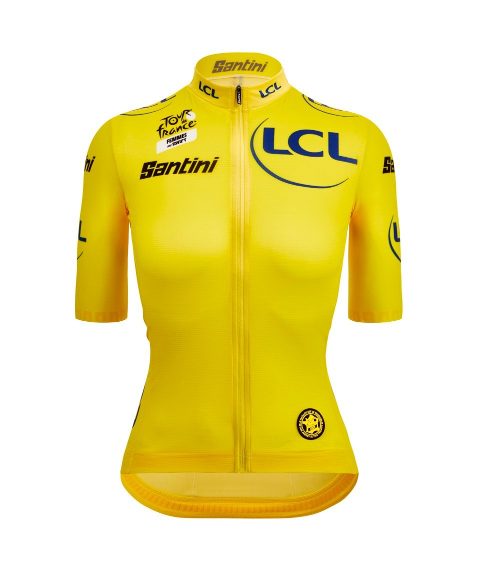 Miniatura 1.0 de Camisa Ciclismo Feminino Leader of the Classification Tour de France Amarelo Santini