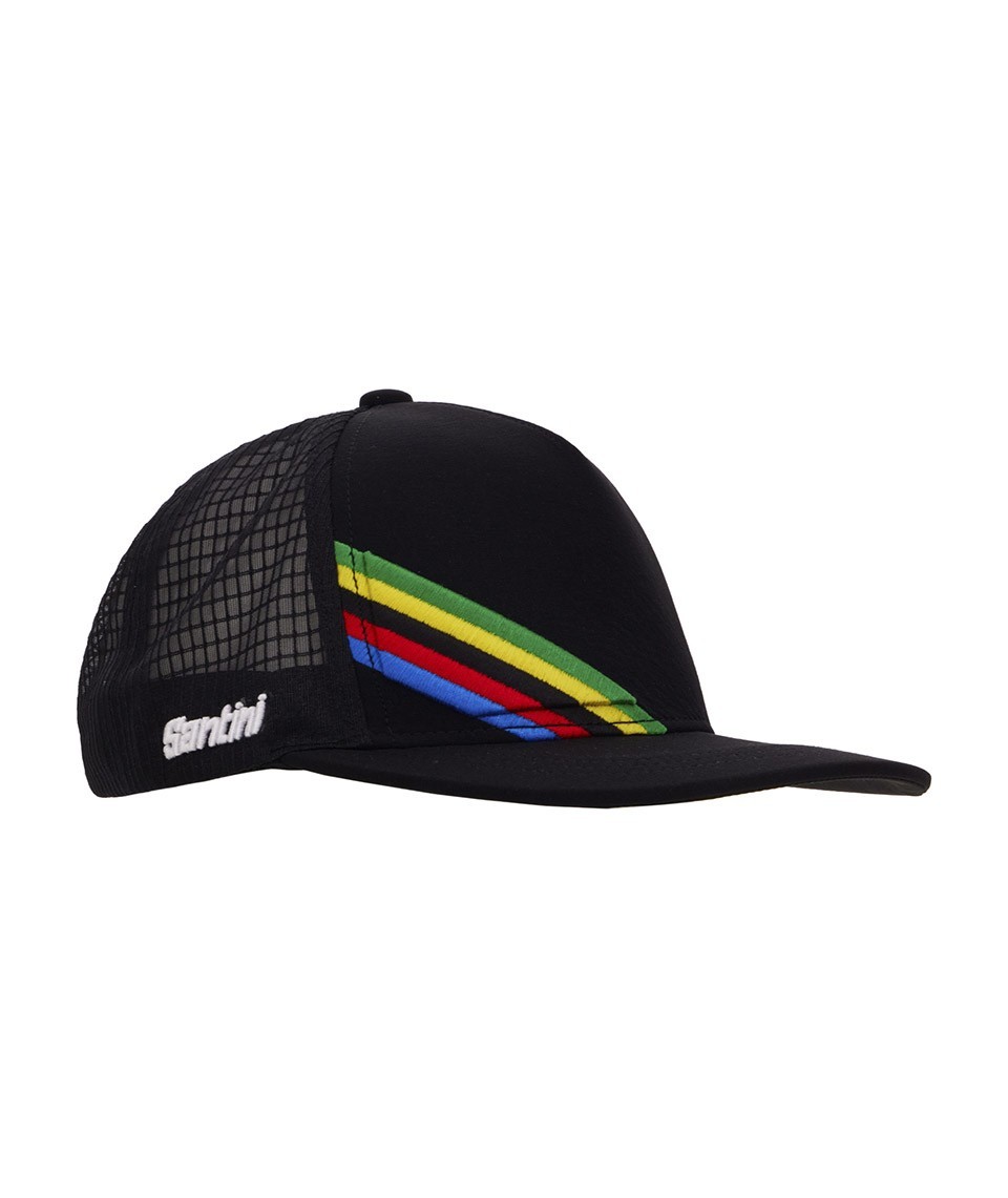Imagem do produto Bon&eacute; UCI Trucker Hat Preto Santini