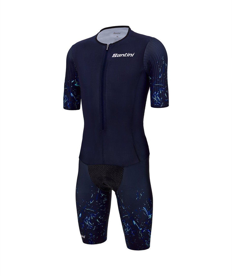 Imagem alternativa do produto Macaquinho Masculino Viper 2.0 Trisuit Azul Santini Azul