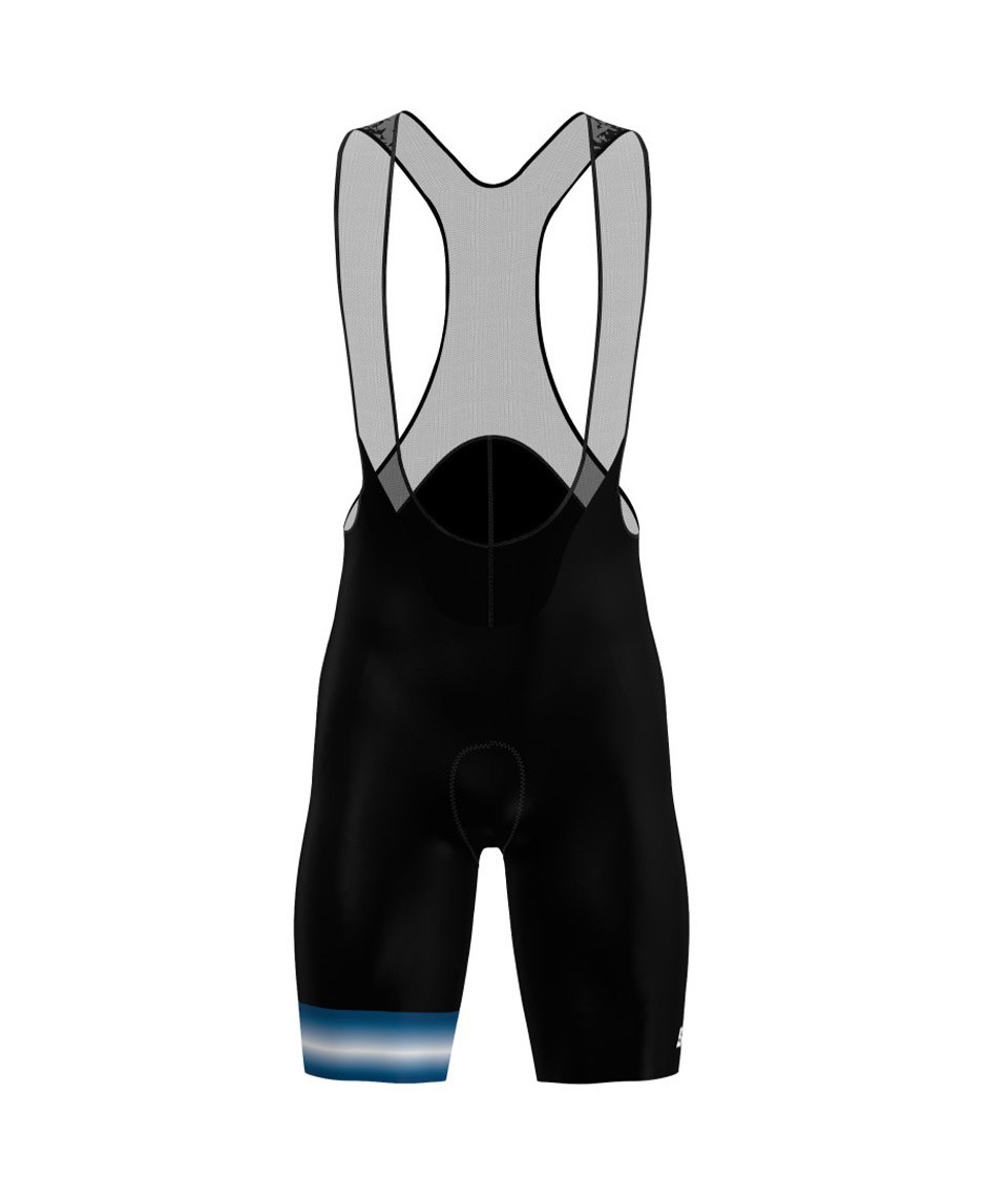 Imagem do produto Bretelle Ciclismo Masculino Horizon Santini Preto / Azul