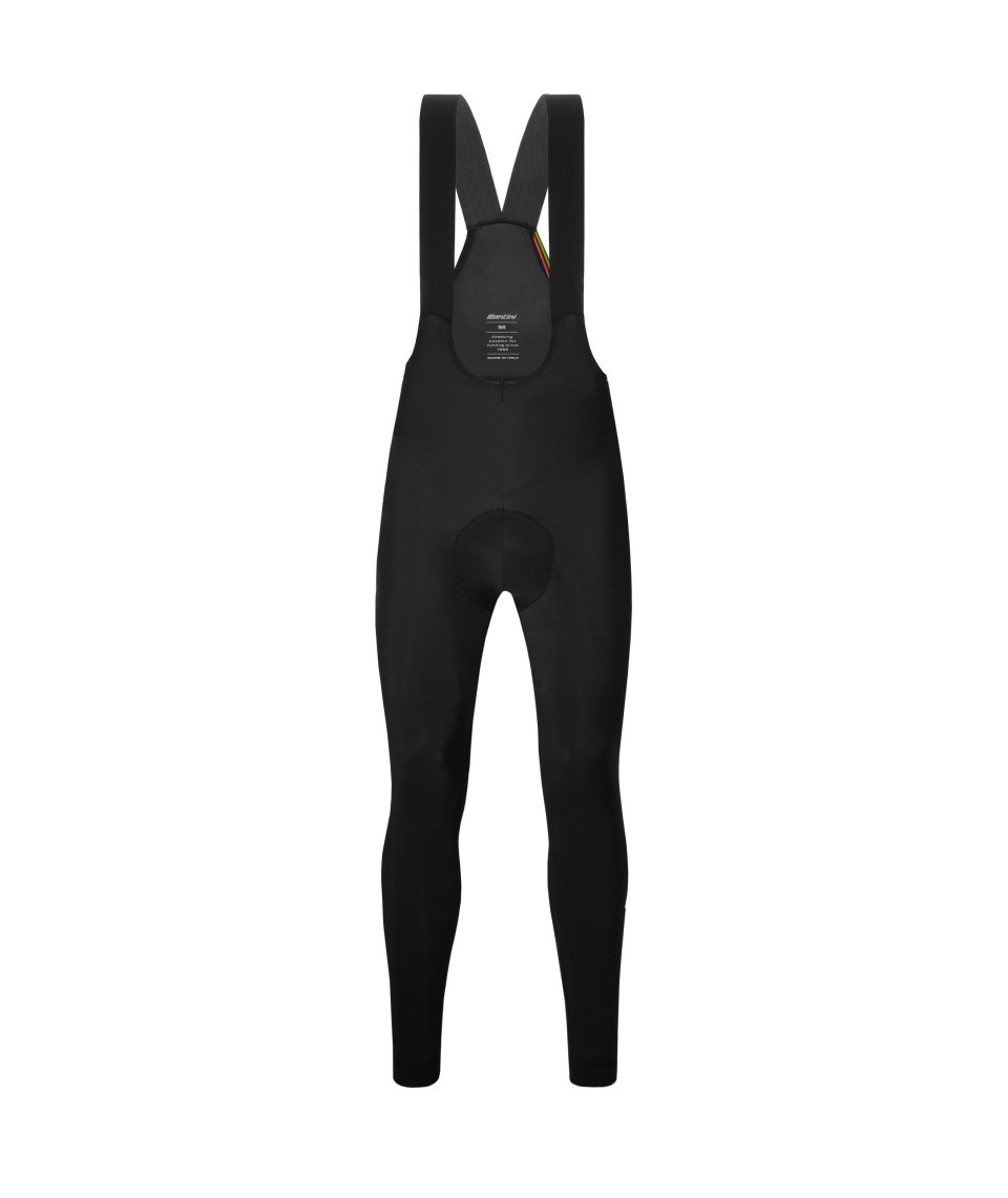 Miniatura 1.0 de Bretelle Ciclismo Longo Masculino UCI Rainbow Winter Santini