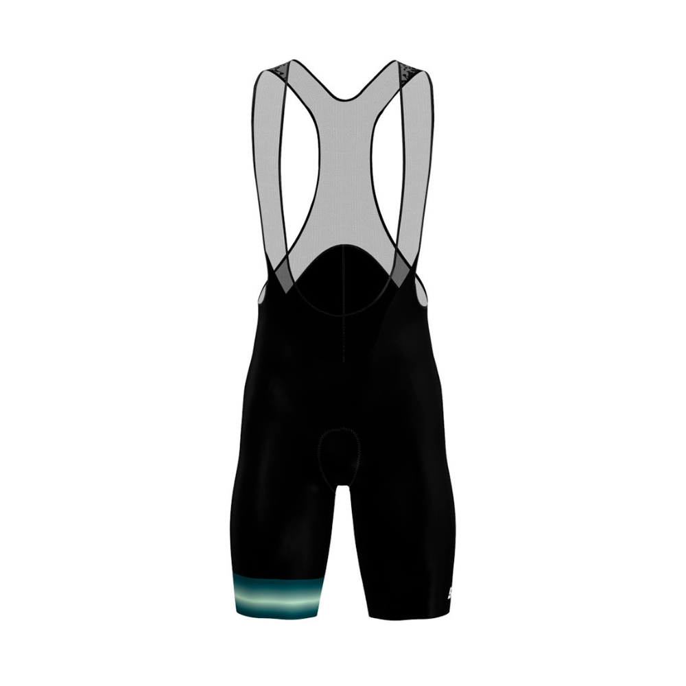 Imagem do produto Bretelle Ciclismo Masculino Horizon Santini Preto / Verde
