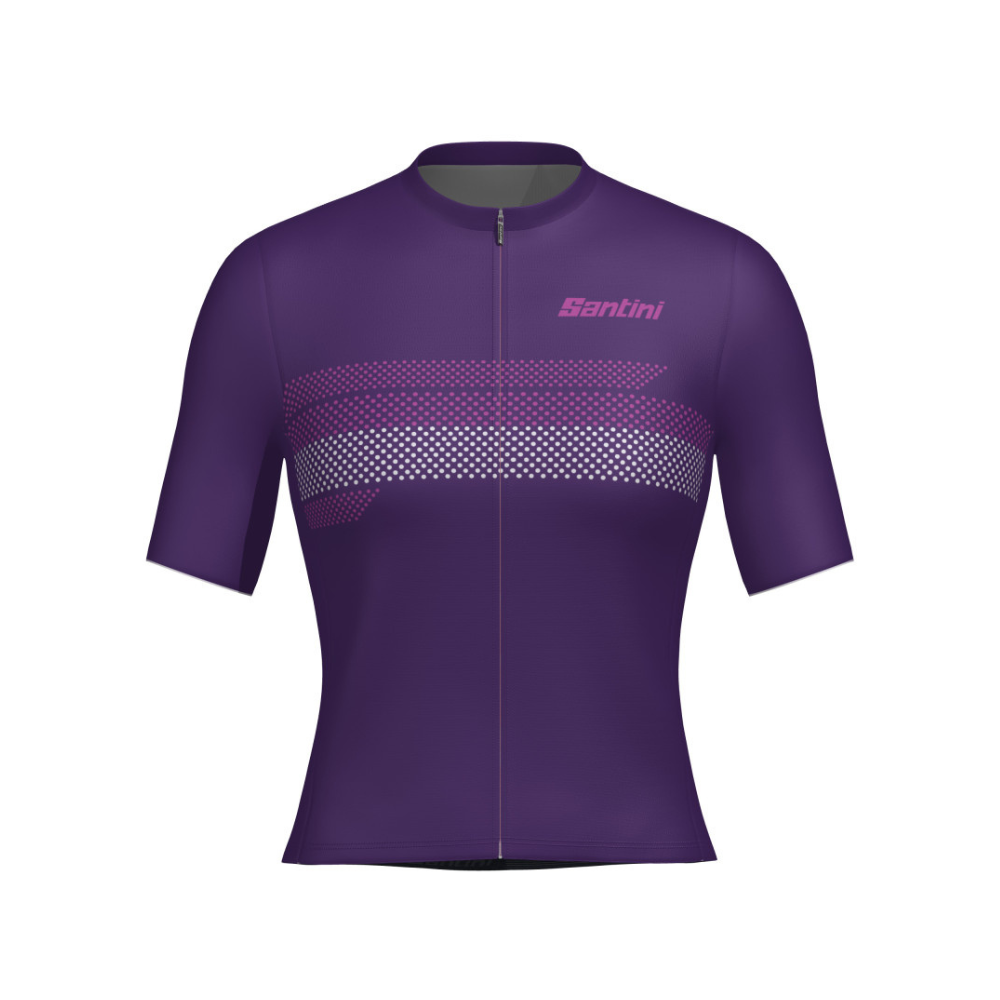 Miniatura 1.0 de Camisa Ciclismo Feminino Latam Horizon2 Roxo Santini