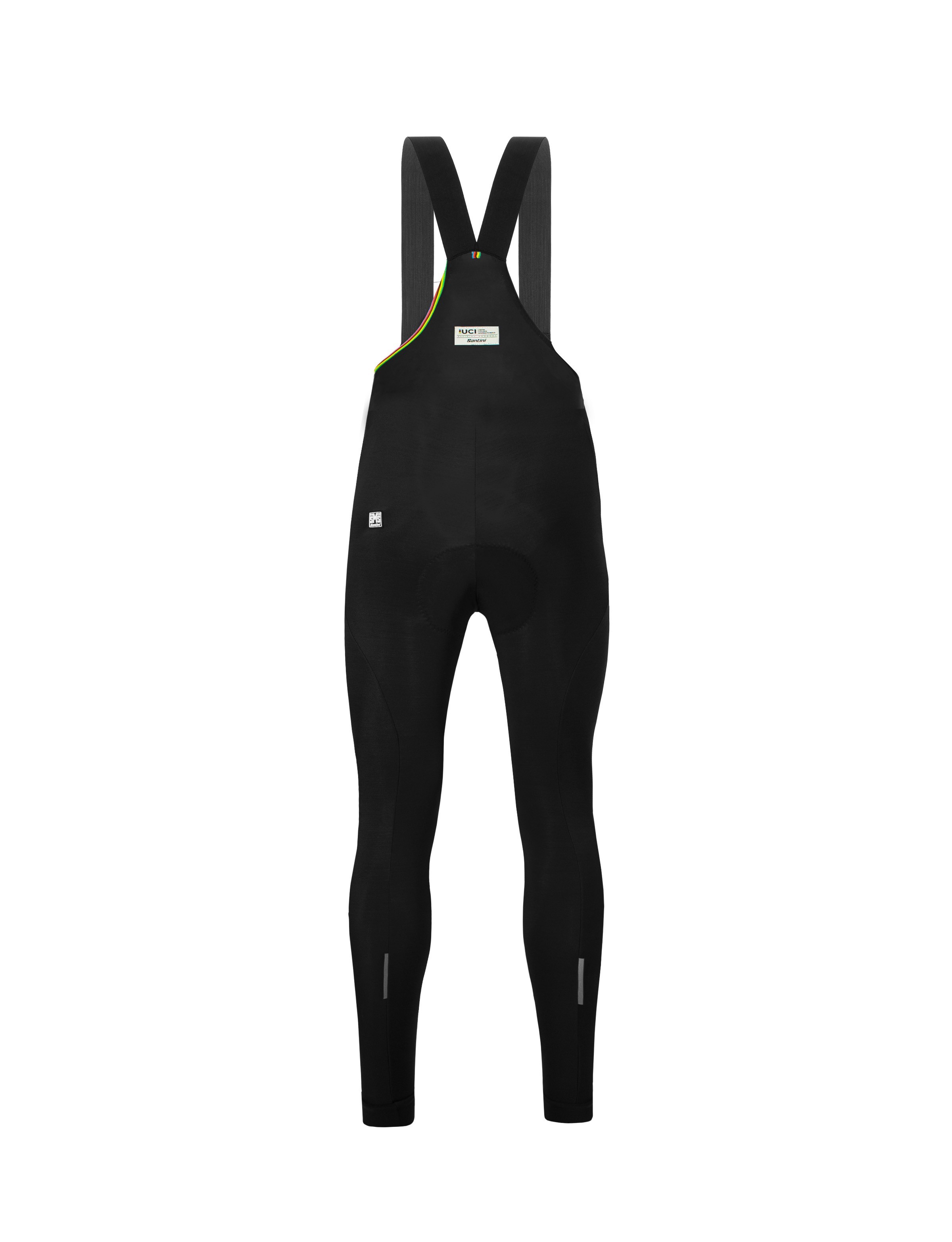 Miniatura 2.0 de Bretelle Ciclismo Longo Masculino UCI Rainbow Winter Santini