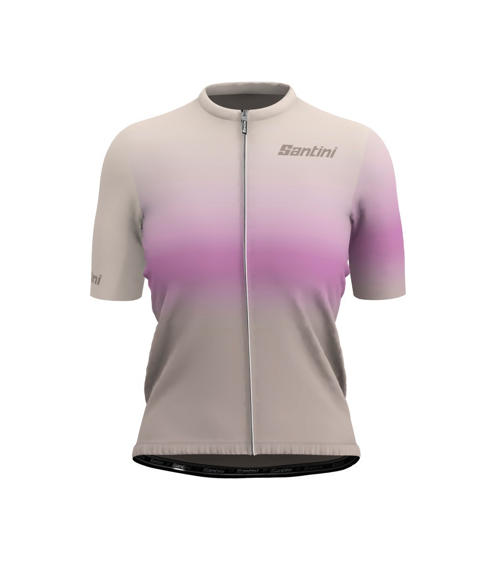 Imagem do produto Camisa Ciclismo Feminino Horizon Lil&aacute;s Santini Lil&aacute;s
