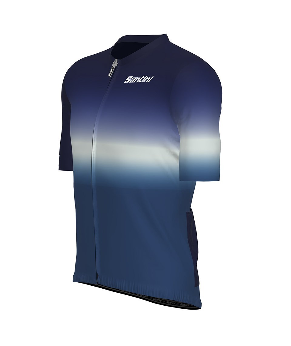 Imagem alternativa do produto Camisa Ciclismo Masculino Horizon Santini Azul