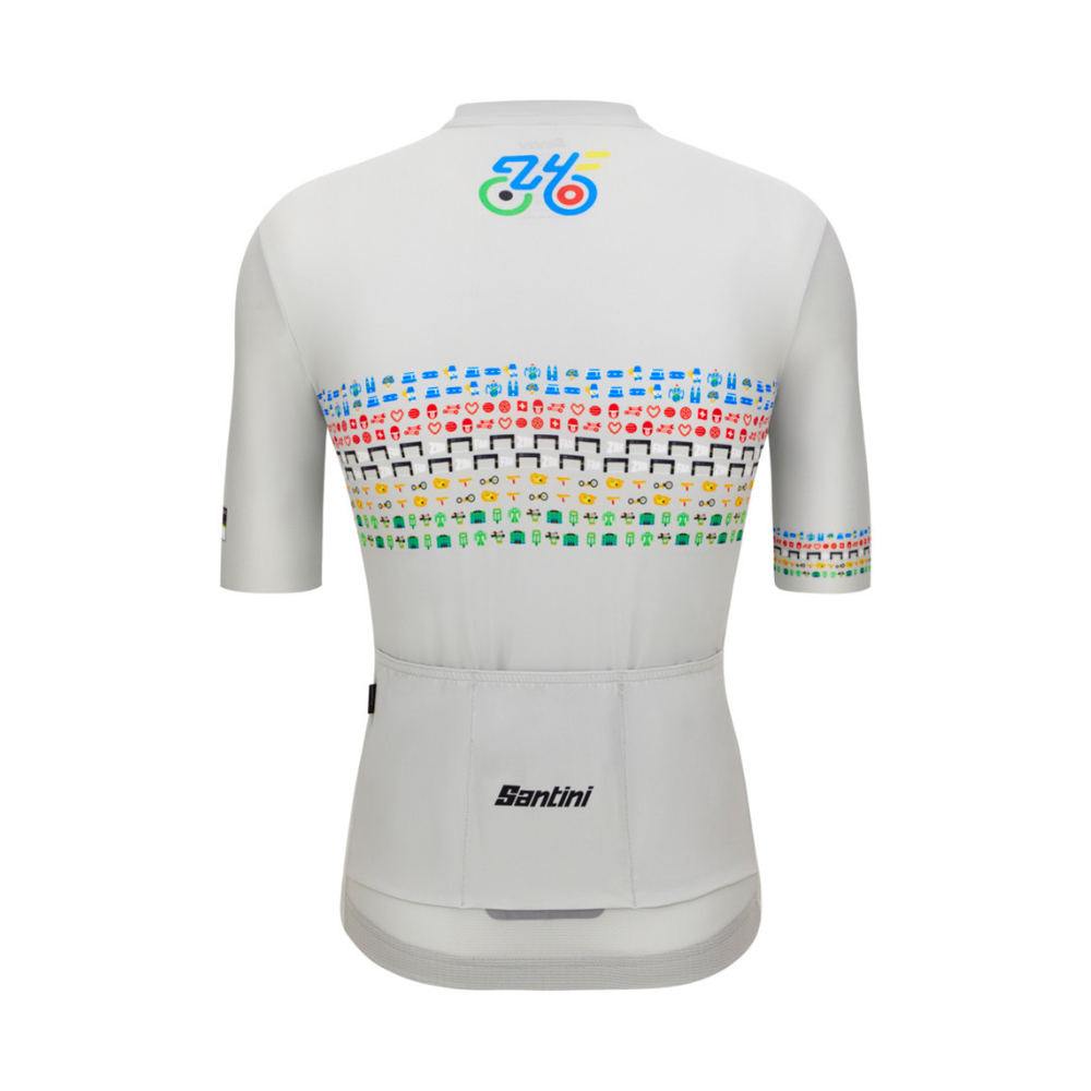 Miniatura 3.0 de Camisa Ciclismo Unissex World Road Zurich Santini