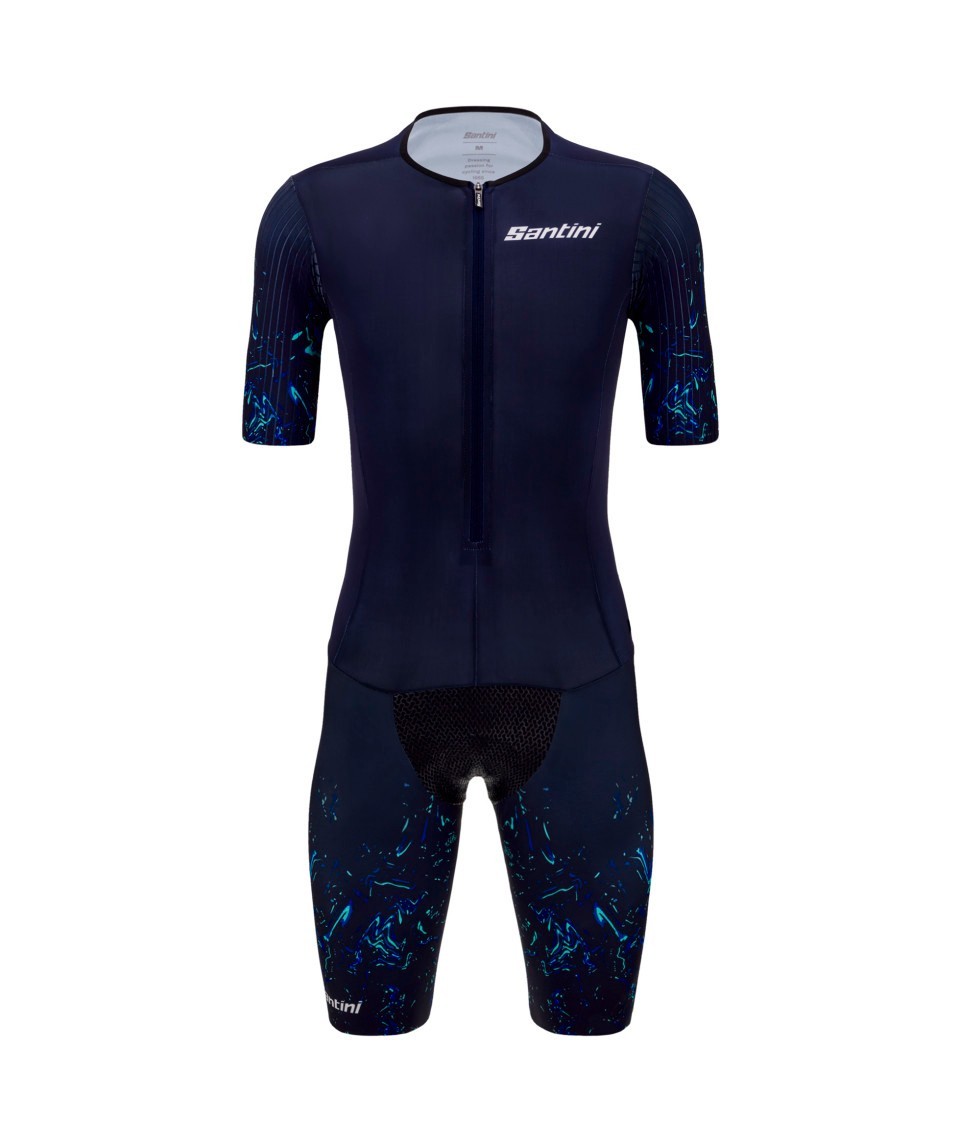 Imagem do produto Macaquinho Masculino Viper 2.0 Trisuit Azul Santini Azul