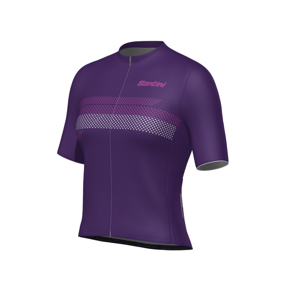 Miniatura 2.0 de Camisa Ciclismo Feminino Latam Horizon2 Roxo Santini