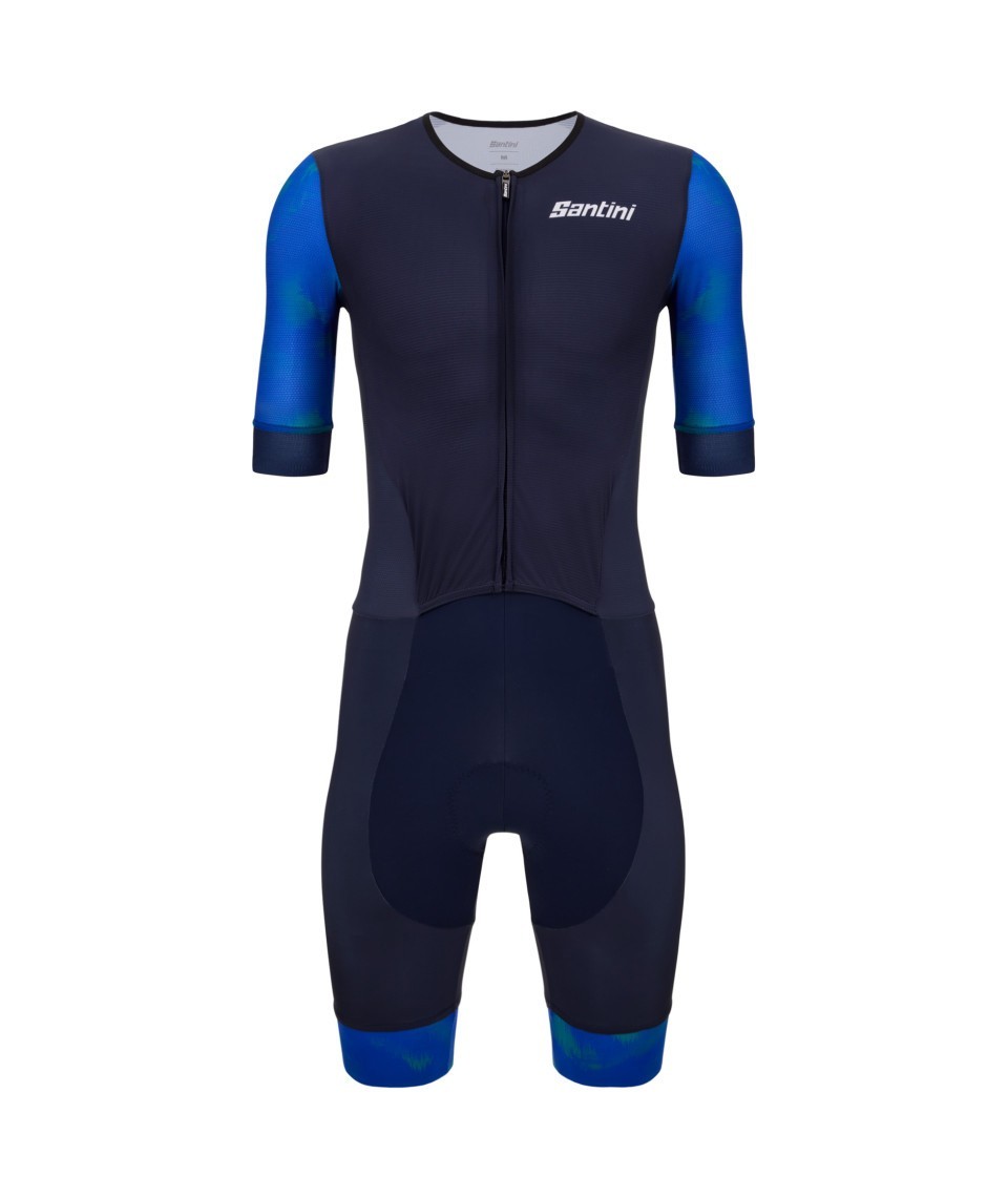 Imagem do produto Macaquinho Masculino Leaf Trisuit Azul Santini Azul