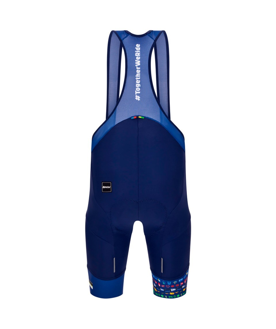 Miniatura 3.0 de Bretelle Ciclismo Unissex UCI World Championships Zurich Azul Santini