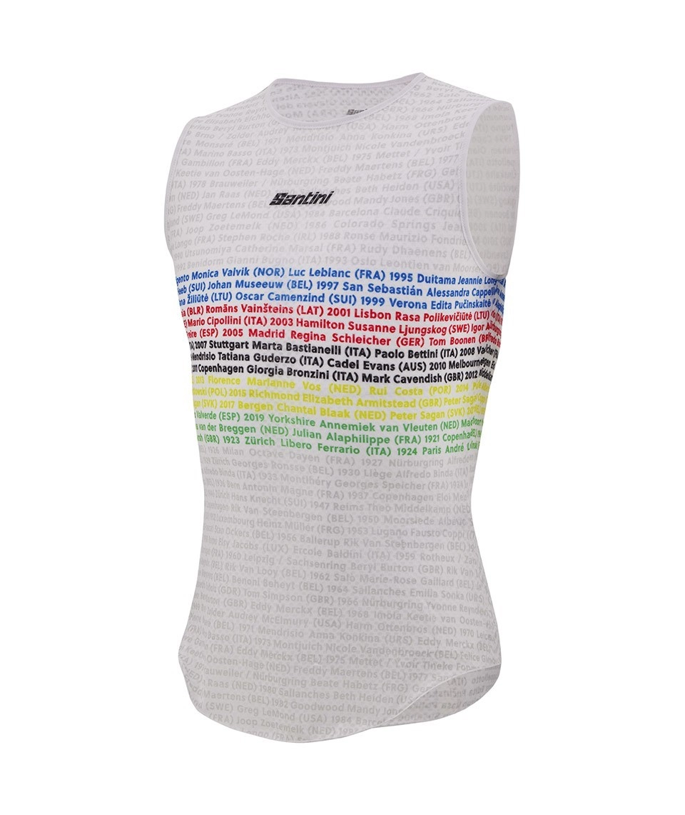 Miniatura 3.0 de Camisa Ciclismo Masculino Segunda Pele UCI Word Champion Santini