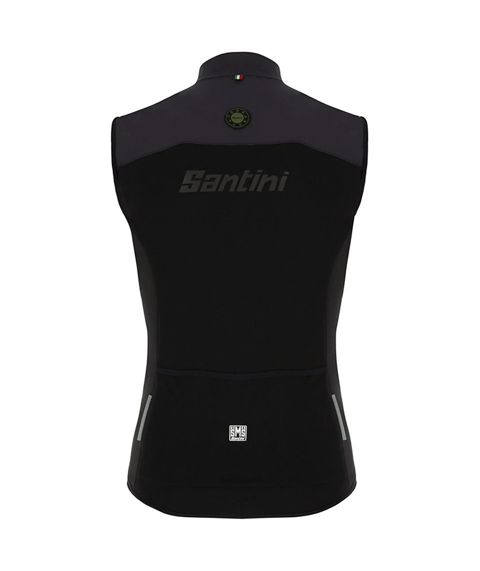 Miniatura 3.0 de Colete Unissex Gravel Trail Preto Santini