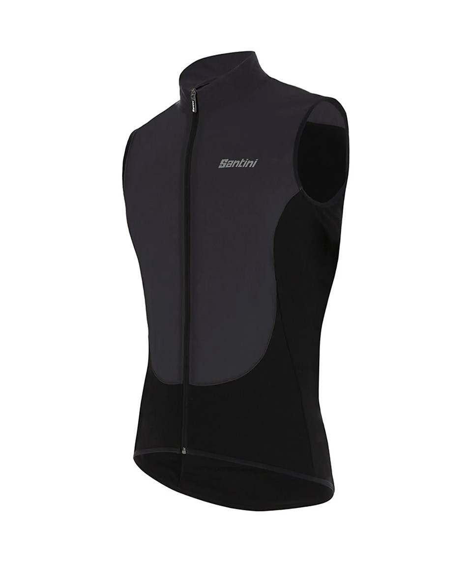 Miniatura 2.0 de Colete Unissex Gravel Trail Preto Santini