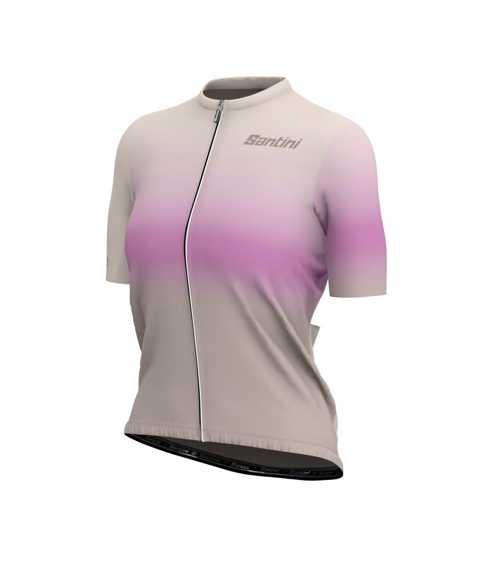 Imagem alternativa do produto Camisa Ciclismo Feminino Horizon Lil&aacute;s Santini Lil&aacute;s