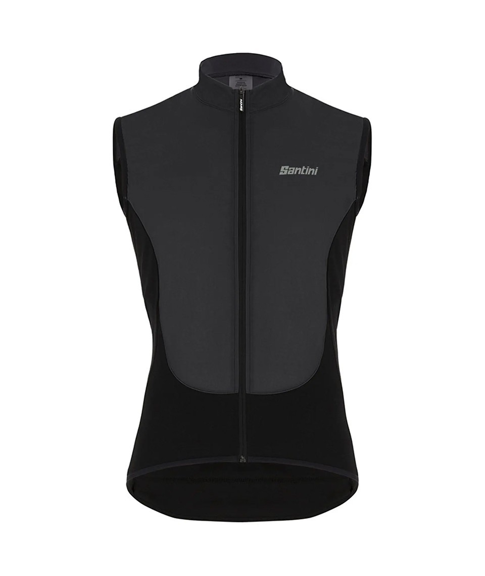 Miniatura 1.0 de Colete Unissex Gravel Trail Preto Santini