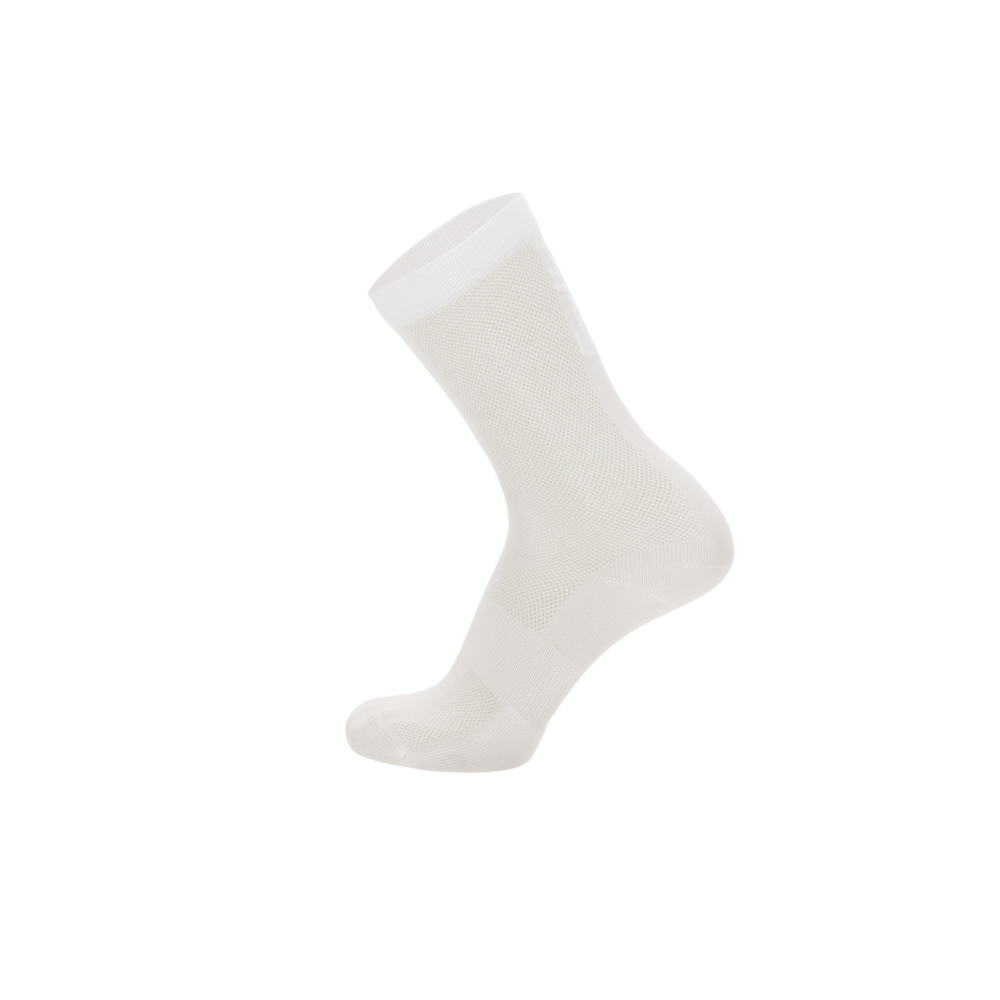 Miniatura 1.0 de Meia Ciclismo Puro Branco Santini