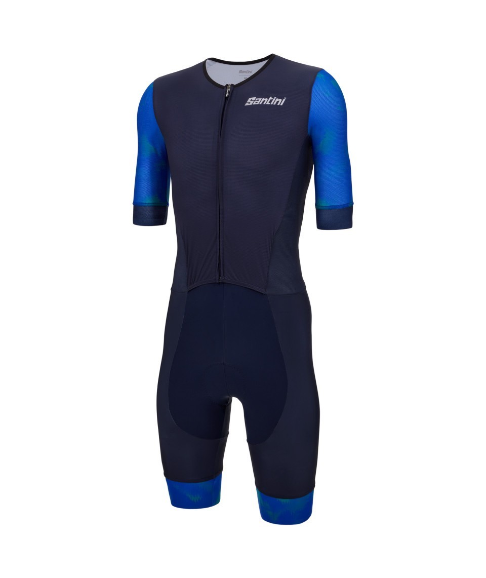 Imagem alternativa do produto Macaquinho Masculino Leaf Trisuit Azul Santini Azul
