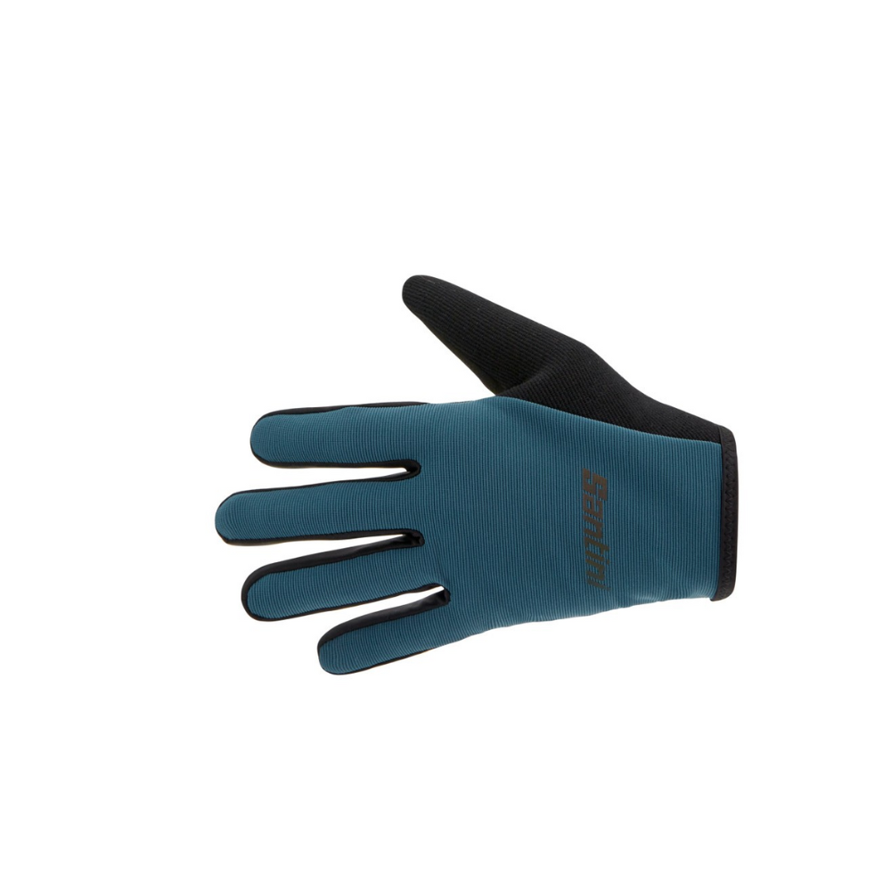 Imagem do produto Luvas Ciclismo Unissex Inverno Gravel Santini Azul